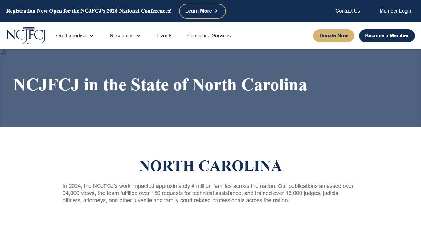 North Carolina - NCJFCJ
